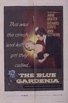 THE BLUE GARDENIA poster