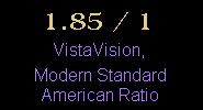 1.85:1 Standard American Aspect Ratio