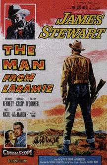 A poster from THE MAN FROM LARAMIE